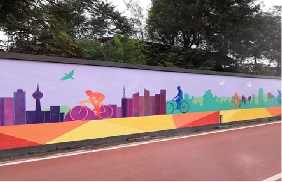 信阳墙体彩绘-围墙