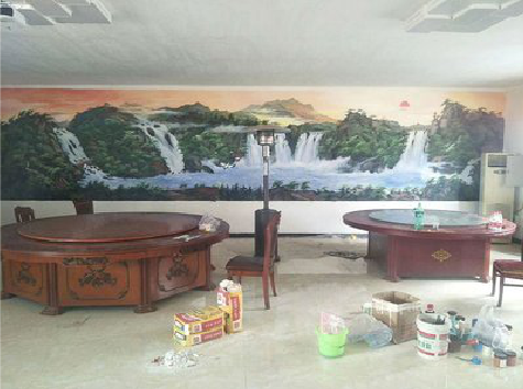 信阳墙绘-写实风景