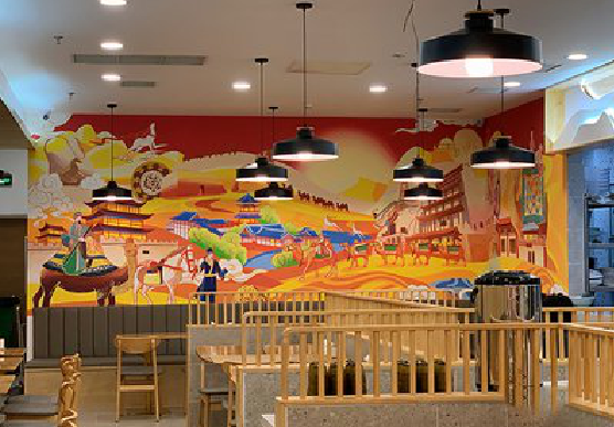 信阳商业空间彩绘介绍。